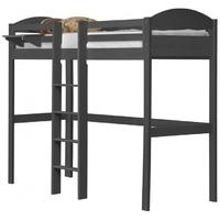 Verona Maximus Graphite Pine Central Ladder High Sleeper Bed