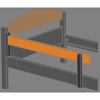 Verona Maximus Graphite Pine and Orange Mini Safety Rail