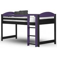 Verona Maximus Graphite Pine and Lilac 3ft Mid Sleeper Bed