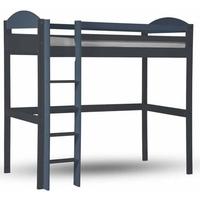 Verona Maximus Graphite Pine and Blue High Sleeper Bed