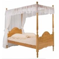 verona veneza 4 poster antique pine 3ft single bed