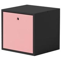 verona graphite pine and pink cube with lid