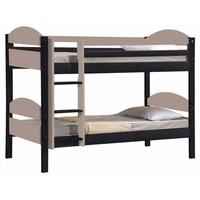 verona maximus graphite pine and pink 3ft single bunk bed