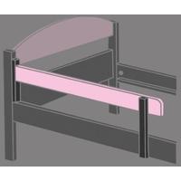 Verona Maximus Graphite Pine and Pink Mini Safety Rail