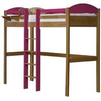 verona maximus antique pine and fuchsia with central ladder high sleep ...