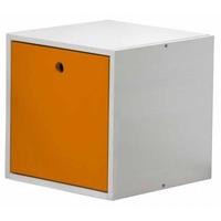 verona whitewash pine and orange cube with lid