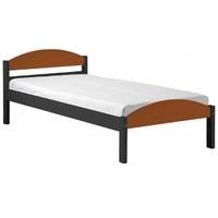 verona maximus graphite pine and orange 3ft single bed