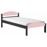 Verona Maximus Graphite Pine and Pink 3ft Single Bed