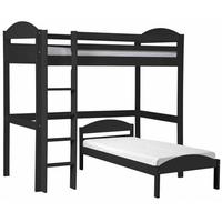 Verona Maximus Graphite Pine L Shape High Sleeper Bed