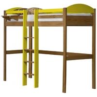 Verona Maximus Antique Pine and Lime with Central Ladder High Sleeper Bed