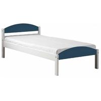 verona maximus whitewash pine and blue 3ft single bed