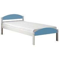 Verona Maximus Whitewash Pine and Baby Blue 3ft Single Bed