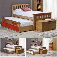 Verona Designs Bergamo Colour 3FT Single Captains Guest Bed (With Drawers)