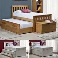 Verona Designs Bergamo 3FT Single Captains Guest Bed (With Drawers)