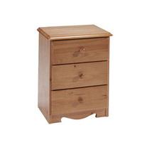 Verona Designs Verona 3 Drawer Bedside Table