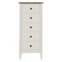 Verona 5 Drawer Tall Chest - Eucalyptus