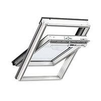 velux integra electric white painted centre pivot roof window 550 x 98 ...