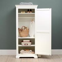 venice white single wardrobe