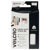 VELCRO® VEL-EC60240 Heavy Duty Stick On Strips 50 x 100mm - White ...