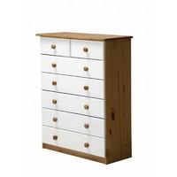 Verona 5 plus 2 Drawer Chest White