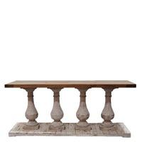 Versaille Pedestal Console Table