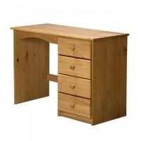 verona 4 drawer single dressing table antique