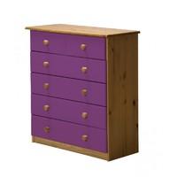 Verona 4 plus 2 Drawer Chest Purple