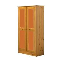 Verona 2 Door Wardrobe Orange