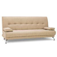 venice fabric sofa bed cream