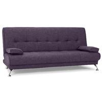 Venice Fabric Sofa Bed Purple