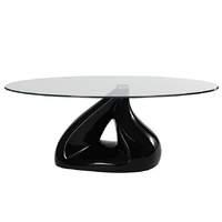 Verona Glass Coffee Table Black