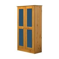 Verona 2 Door Wardrobe Blue