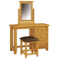 Vermont Dressing Table and Stool Set