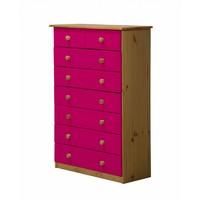 Verona 6 plus 2 Drawer Chest Fushia