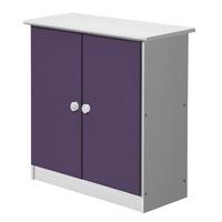 Verona White Cupboard with Lilac