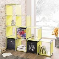 Vetra Display Stand In Apple Green With 10 Compartments