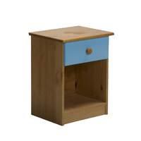 verona 1 drawer bedside table baby blue