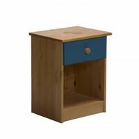 Verona 1 Drawer Bedside Table Blue