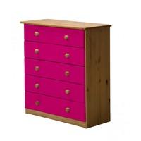 Verona 4 plus 2 Drawer Chest Fushia