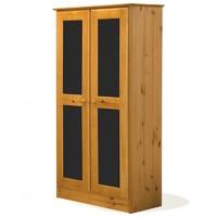 verona 2 door wardrobe graphite