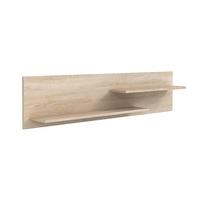 Veneto Wooden Wall Shelf Rectangular In Brushed Oak
