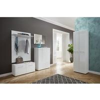 Vector Hallway Furniture Set 1 In White And Glass Fronts