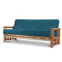 Vegas 2 Seater Futon Victoria Teal Supreme Mattress