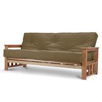 Vegas 2 Seater Futon Victoria Mink Deluxe Mattress