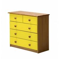 Verona 3 plus 2 Drawer Chest Lime