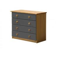 verona 4 drawer chest graphite