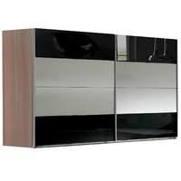 Venice Wide 2 Door Sliding Mirrored Wardrobe