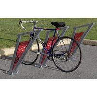 VENICE BICYCLE STAND ( BASE PLATED) RED