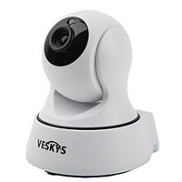 VESKYS T4 720P 1.0MP Wi-Fi Security IP Camera(Day Night / Motion Detection / Remote Access / IR-cut / Plug and play)