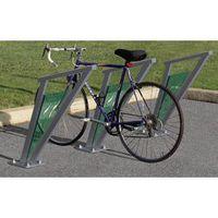 venice bicycle stand concrete fixed green